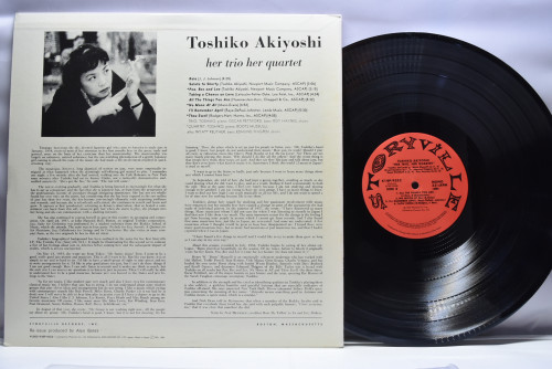 Toshiko Akiyoshi ‎- Her Trio, Her Quartet - 중고 수입 오리지널 아날로그 LP
