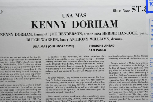 Kenny Dorham [케니 도햄] ‎- Una Mas (One More Time) - 중고 수입 오리지널 아날로그 LP