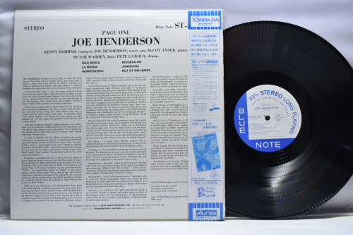 Joe Henderson [조 핸더슨] ‎- Page One - 중고 수입 오리지널 아날로그 LP