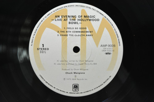 Chuck Mangione [척 맨지오니] ‎- An Evening Of Magic - Live At The Hollywood Bowl - 중고 수입 오리지널 아날로그 LP