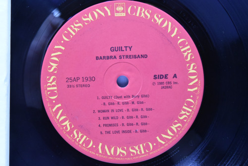 Barbra Streisand [바브라 스트라이샌드] - Guilty ㅡ 중고 수입 오리지널 아날로그 LP