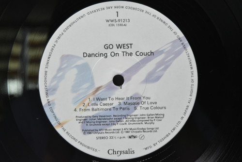 Go west [고 웨스트] - Dancing On The Couch ㅡ 중고 수입 오리지널 아날로그 LP