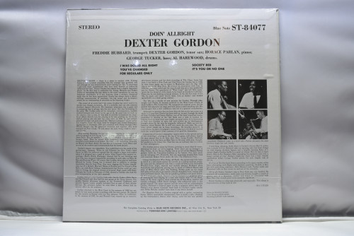 Dexter Gordon [덱스터 고든] ‎- Doin&#039; Allright (NO OPEN) - 중고 수입 오리지널 아날로그 LP
