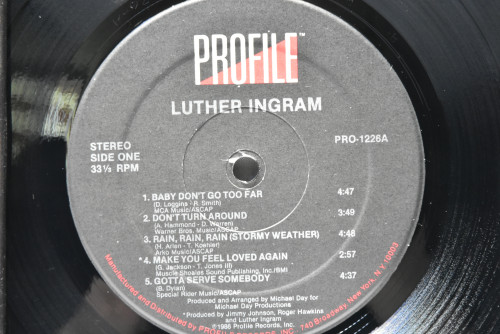Luther Ingram [루더 잉그램] - Luther Ingram ㅡ 중고 수입 오리지널 아날로그 LP