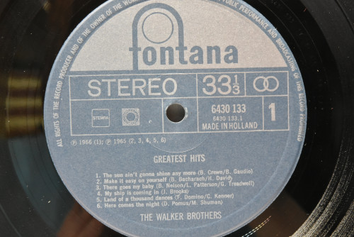 The Walker Brothers [워커 브라더스] - Greatest Hits ㅡ 중고 수입 오리지널 아날로그 LP