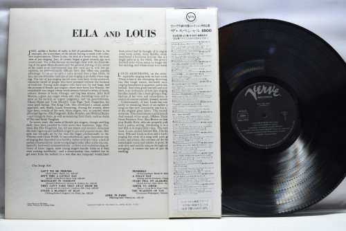 Ella Fitzgerald / Louis Armstrong [엘라 피츠제럴드, 루이 암스트롱] ‎- Ella And Louis - 중고 수입 오리지널 아날로그 LP