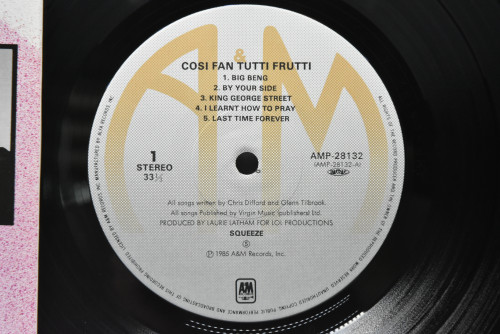 Squeeze [스퀴즈] - Cosi Fan Tutti Frutti ㅡ 중고 수입 오리지널 아날로그 LP