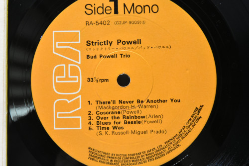 The Bud Powell Trio [버드 파웰] ‎- Strictly Powell - 중고 수입 오리지널 아날로그 LP