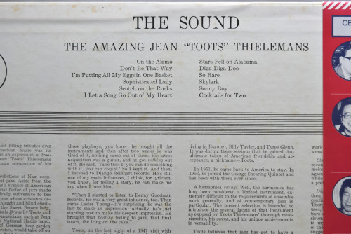 The Amazing Jean &quot;Toots&quot; Thielemans [투츠 틸레만스] ‎- The Sound - 중고 수입 오리지널 아날로그 LP