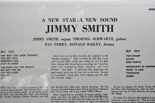 Jimmy Smith [지미 스미스] ‎- A New Star - A New Sound, Vol. 1 (NO OPEN) - 중고 수입 오리지널 아날로그 LP