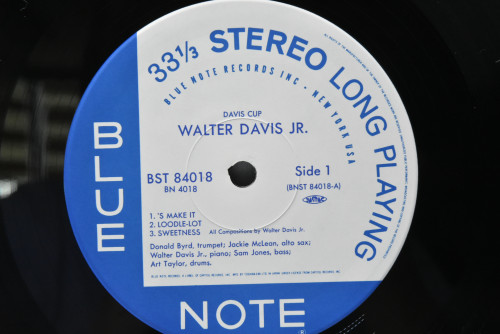 Walter Davis Jr. [월터 데이비스 주니어] ‎- Davis Cup - 중고 수입 오리지널 아날로그 LP