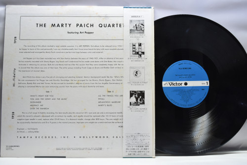 The Marty Paich Quartet Featuring Art Pepper [마티 패치, 아트 페퍼] ‎- Marty Paich Quartet  - 중고 수입 오리지널 아날로그 LP
