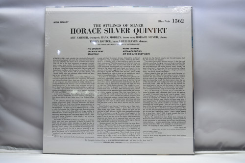 Horace Silver Quintet [호레이스 실버] ‎- The Stylings Of Silver (NO OPEN) - 중고 수입 오리지널 아날로그 LP
