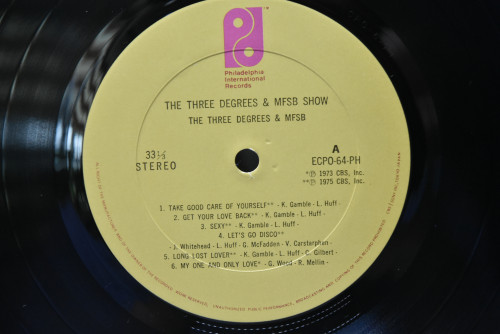 Go Three Degrees &amp; MFSB [쓰리디그리즈] - The Three Degrees &amp; MFSB Show Vol. 2 ㅡ 중고 수입 오리지널 아날로그 LP