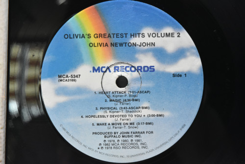 Olivia Newton-John [올리비아 뉴튼 존] - Olivia&#039;s Greatest Hits Vol. 2 ㅡ 중고 수입 오리지널 아날로그 LP