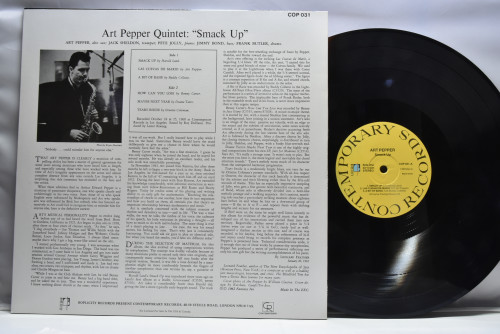 Art Pepper Quintet [아트 페퍼] ‎- Smack Up  - 중고 수입 오리지널 아날로그 LP
