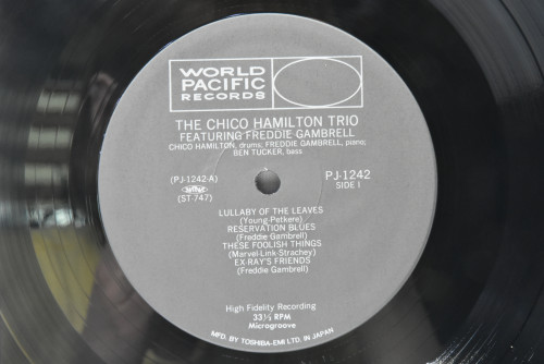 Chico Hamilton Trio [치코 해밀턴] ‎- Introducing The Piano Of Freddy Gambrell - 중고 수입 오리지널 아날로그 LP
