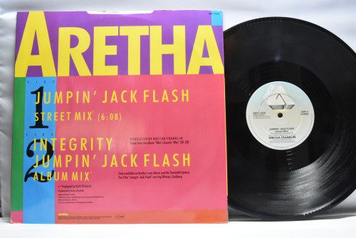 Aretha [아레사 프랭클린] ‎- Jumpin&#039; Jack Flash - 중고 수입 오리지널 아날로그 LP