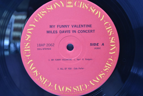 Miles Dsvis [마일스 데이비스] ‎- My Funny Valentine - Miles Davis In Concert - 중고 수입 오리지널 아날로그 LP