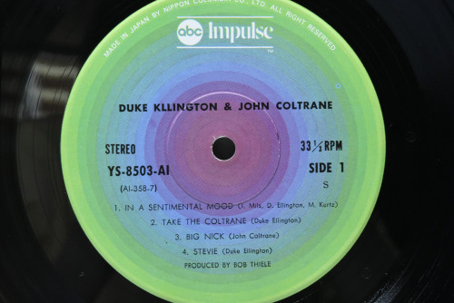 Duke Ellington &amp; John Coltrane [듀크 엘링턴, 존 콜트레인] ‎- Duke Ellington &amp; John Coltrane - 중고 수입 오리지널 아날로그 LP