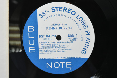 Kenny Burrell [케니 버렐] ‎- Midnight Blue (KING) - 중고 수입 오리지널 아날로그 LP