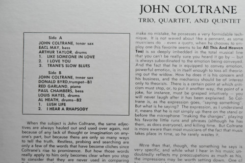 John Coltrane [존 콜트레인] ‎- Lush Life - 중고 수입 오리지널 아날로그 LP