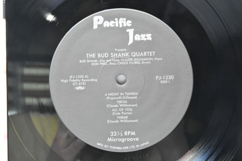 Bud Shank Quartet Featuring Claude Williamson [버드 쉥크] ‎- Bud Shank Quartet Featuring Claude Williamson - 중고 수입 오리지널 아날로그 LP