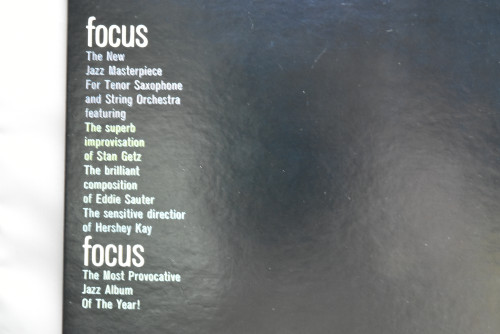 Stan Getz / Eddie Sauter [스탄 게츠, 에디 소터] ‎- Focus  - 중고 수입 오리지널 아날로그 LP