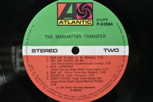 The Manhattan Transfer [맨하탄 트랜스퍼] ‎- The Manhattan Transfer - 중고 수입 오리지널 아날로그 LP