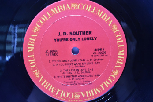 J.D. Souther [제이디 사우더] - You&#039;re Only Lonely ㅡ 중고 수입 오리지널 아날로그 LP