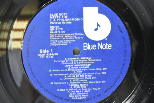 Bobby Hutcherson, Carmen McRae, Earl Klugh ‎[바비 허처슨, 카르멘 맥레이, 얼 클루] - Blue Note Meets The LA Philharmonic - 중고 수입 오리지널 아날로그 LP