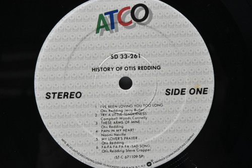 Otis Redding [오티스 레딩] - History Of Otis Redding ㅡ 중고 수입 오리지널 아날로그 LP