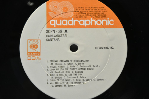 Santana [카를로스 산타나] - Caravanserai ㅡ 중고 수입 오리지널 아날로그 LP
