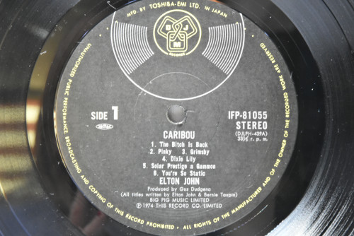 Elton John [엘튼 존] ‎- Caribou - 중고 수입 오리지널 아날로그 LP