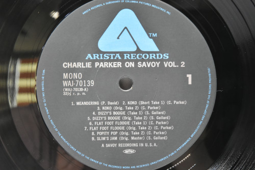 Charlie Parker [찰리 파커] - On Savoy Vol.2 - 중고 수입 오리지널 아날로그 LP