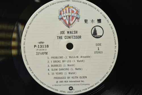 Joe Walsh [조 월시] - The Confessor ㅡ 중고 수입 오리지널 아날로그 LP