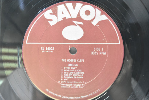 The Gospel Clefs - The Gospel Clefs Singing - 중고 수입 오리지널 아날로그 LP