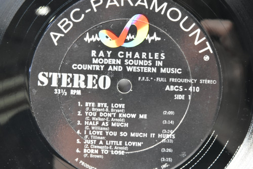 Ray Charles [레이 찰스] - Modern Sounds In Country And Western Music ㅡ 중고 수입 오리지널 아날로그 LP
