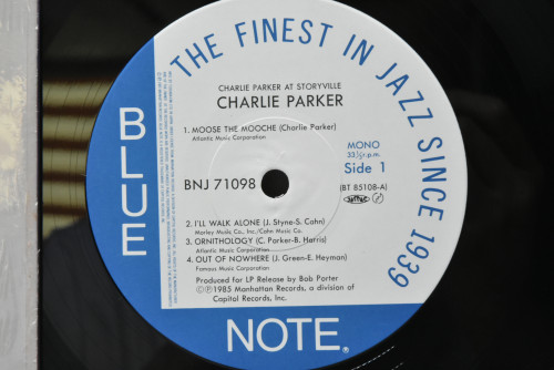 Charlie Parker [찰리 파커] ‎- At Storyville - 중고 수입 오리지널 아날로그 LP