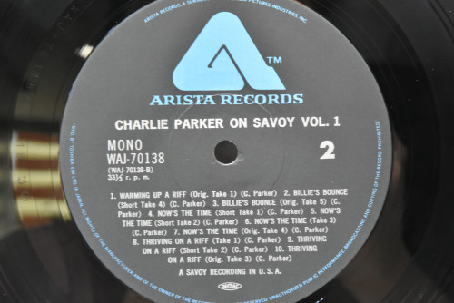 Charlie Parker [찰리 파커] - Charlie Parker On Savoy Vol.1 - 중고 수입 오리지널 아날로그 LP