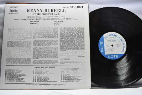 Kenny Burrell With Art Blakey [케니 버렐, 아트 블레이키] ‎- On View At The Five Spot Cafe - 중고 수입 오리지널 아날로그 LP