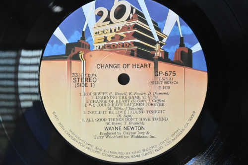 Wayne Newton [웨인 뉴튼] ‎- Change Of Heart - 중고 수입 오리지널 아날로그 LP