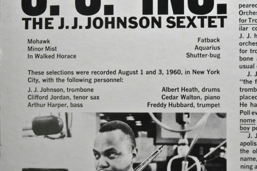 The J.J. Johnson Sextet [제이제이 존슨] - J.J. Inc. - 중고 수입 오리지널 아날로그 LP