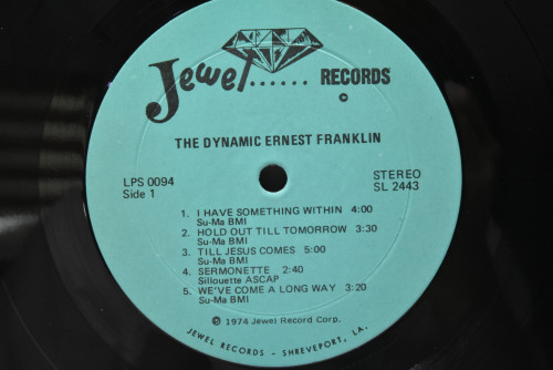 Ernest Franklin [어네스트 프랭클린] - The Dynamic Ernest Franklin - 중고 수입 오리지널 아날로그 LP