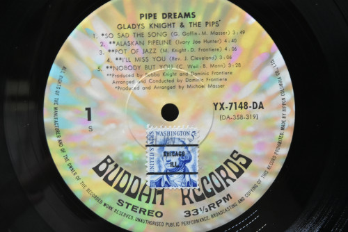 Gladys Knight &amp; The Pips [글레디스 나이트 앤 더 핍스] - Pipe Dreams: The Original Motion Picture Soundtrack ㅡ 중고 수입 오리지널 아날로그 LP