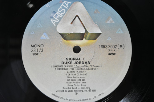 Duke Jordan / Hall Overton [듀크 조단] - Jazz Laboratory Series - 중고 수입 오리지널 아날로그 LP