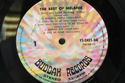 Melanie [멜라니 사프카] - The Best Of Melanie ㅡ 중고 수입 오리지널 아날로그 LP