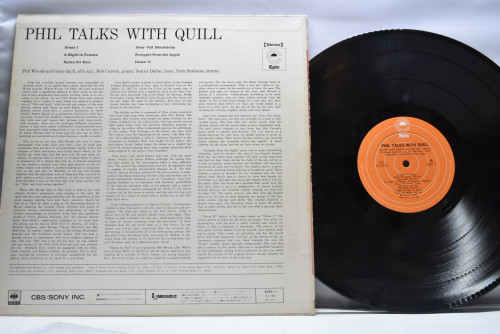 The Phil Woods Quartet With Gene Quill [필 우즈] - Phil Talks With Quill - 중고 수입 오리지널 아날로그 LP