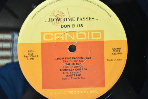 Don Ellis [돈 엘리스] ‎- ...How Time Passes... - 중고 수입 오리지널 아날로그 LP