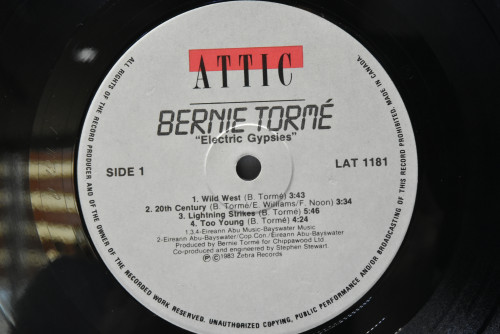 Bernie Torme [버니 토미] - Electric Gypsies ㅡ 중고 수입 오리지널 아날로그 LP